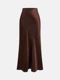Bestseller Premium Brown Satin Skirt